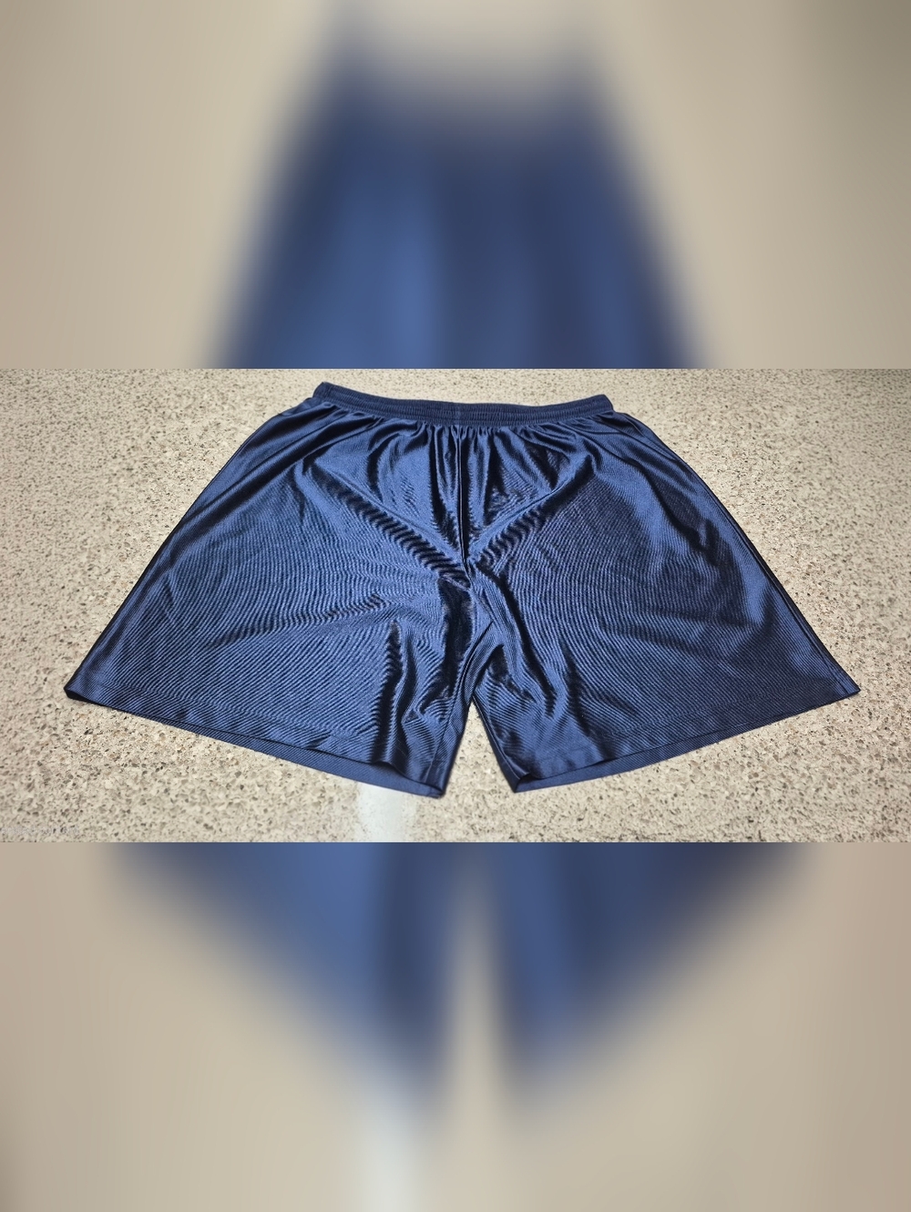 Wilson Men's Athletic Basketball Shorts Navy Blue Size 3XL Big & Tall Gym Mexico